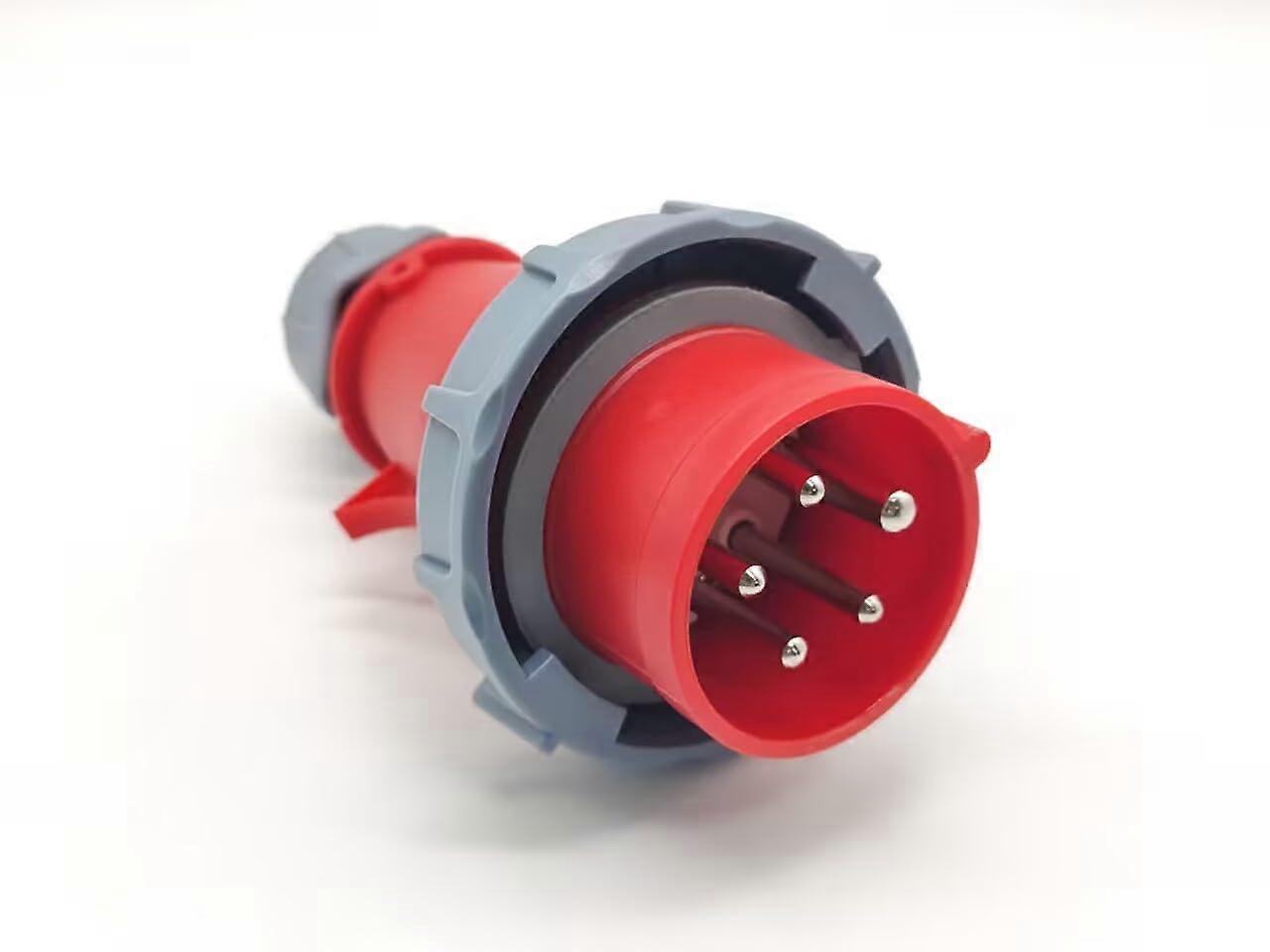 Industrial Plug Waterproof IP67 5 Pin 16A 380V415V IEC60309 Connector 3P+E+N
