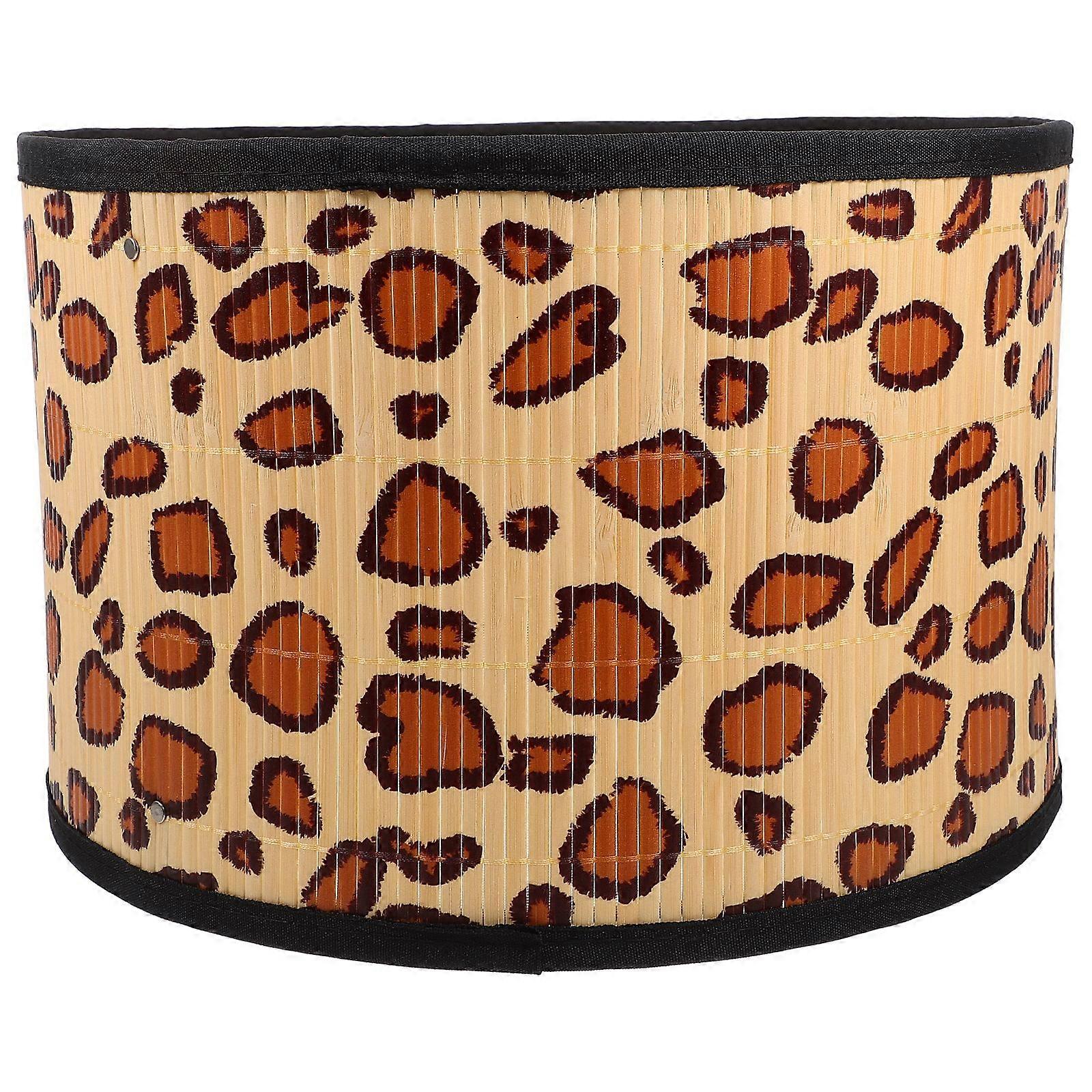 Table Lamp Shade Replacement Bamboo Lampshade Patterned Lamp Cover No Power Cord