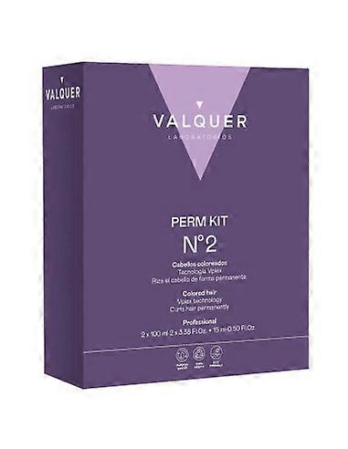 Perm Kit No. 2 (for Colored Hair) - 100+100+10 Ml Valquer