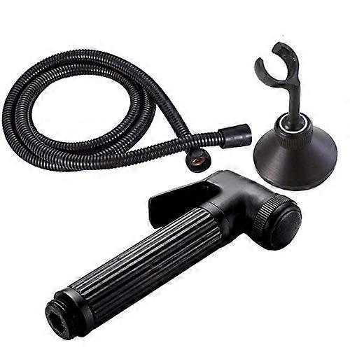 Oil Rubbed Bronze Handheld Bidet Sprayer Set Copper Toilet Faucet Single Head Easy Install Durable