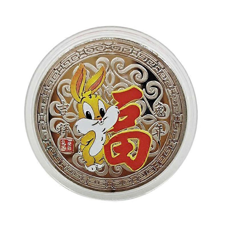 2023 New Year Twelve Zodiac Rabbit Commemorative Coins Art Collection Souvenir