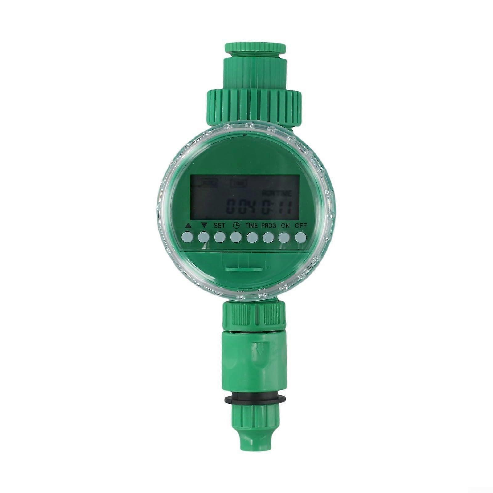 Garden Watering Timer with LCD Display, Automatic Irrigation Controller for Lawn and Outdoor Plants
