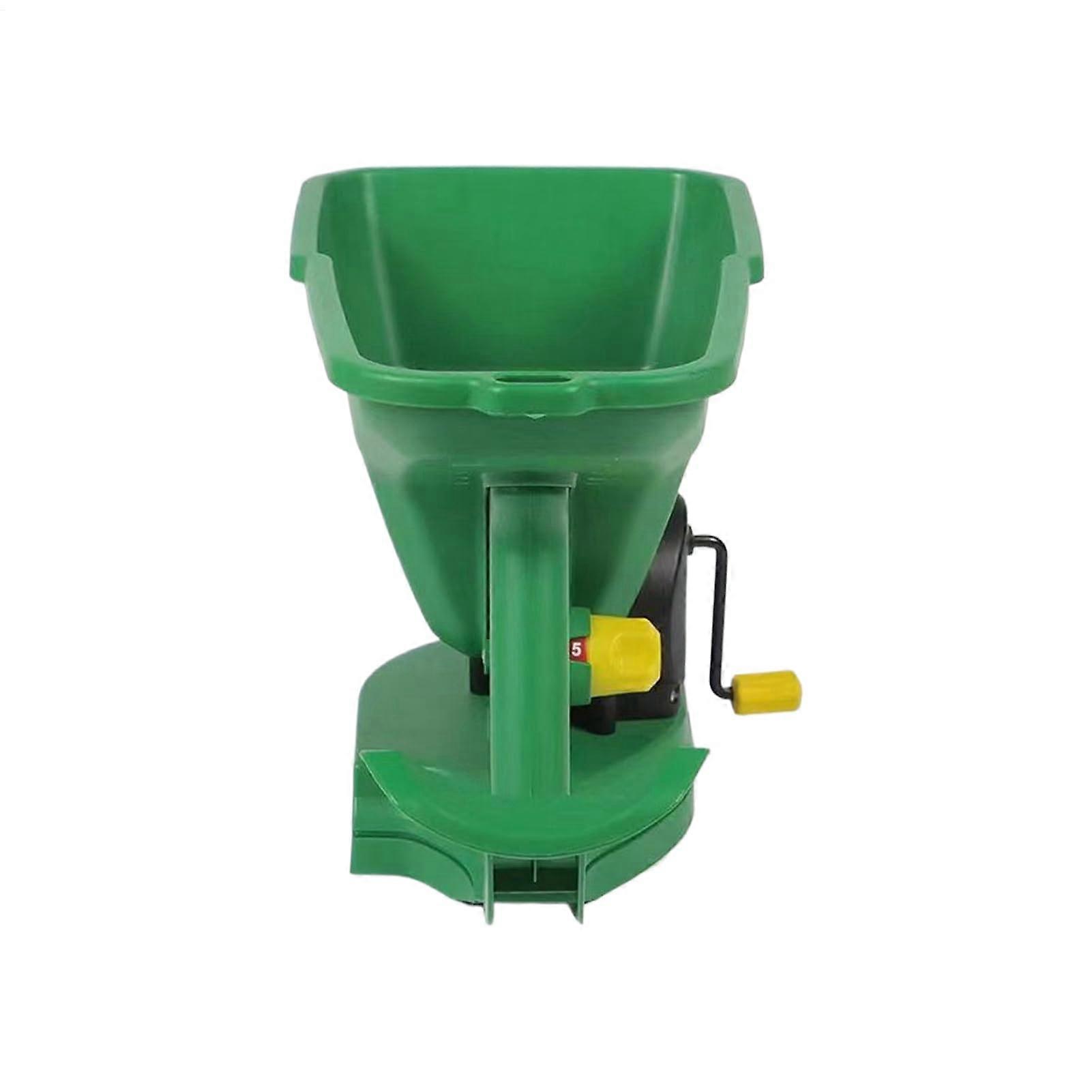 Seed Spreader with Adjustable Levels, Manual Garden Seeder for Uniform Lawn and Yard Coverage