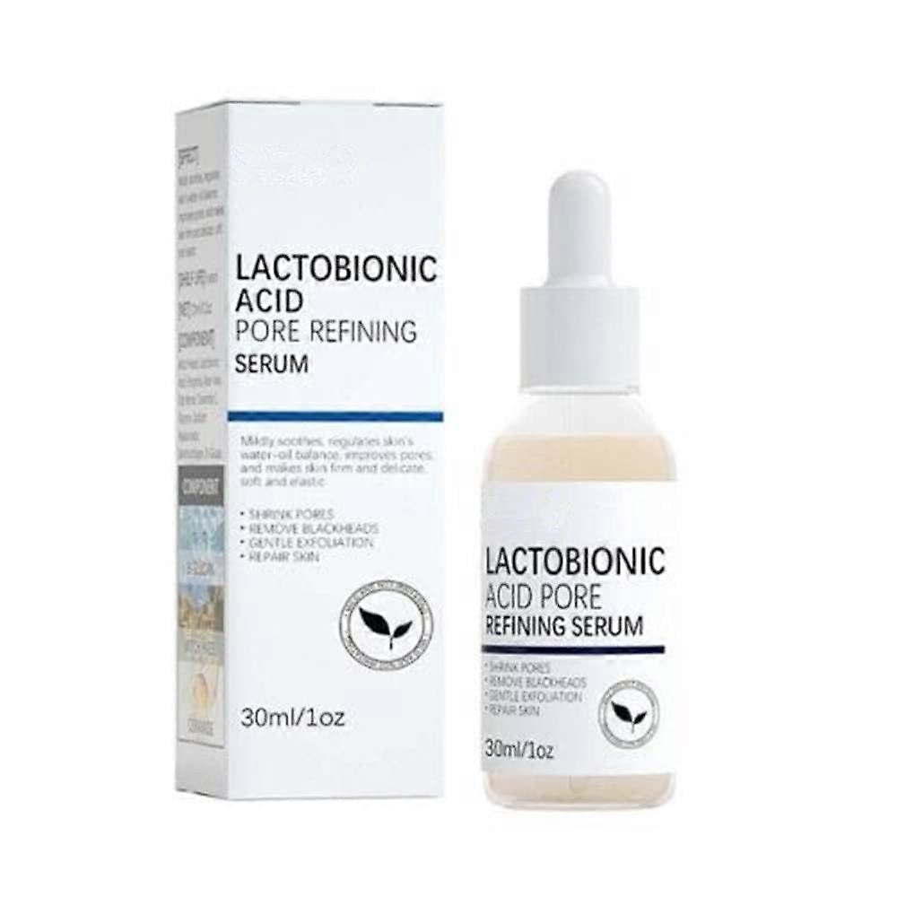 Lactobionic Acid Pore Minimizer Serum for Sensitive Skin, Hydrating Pore Refining Formula, Blackhead Control
