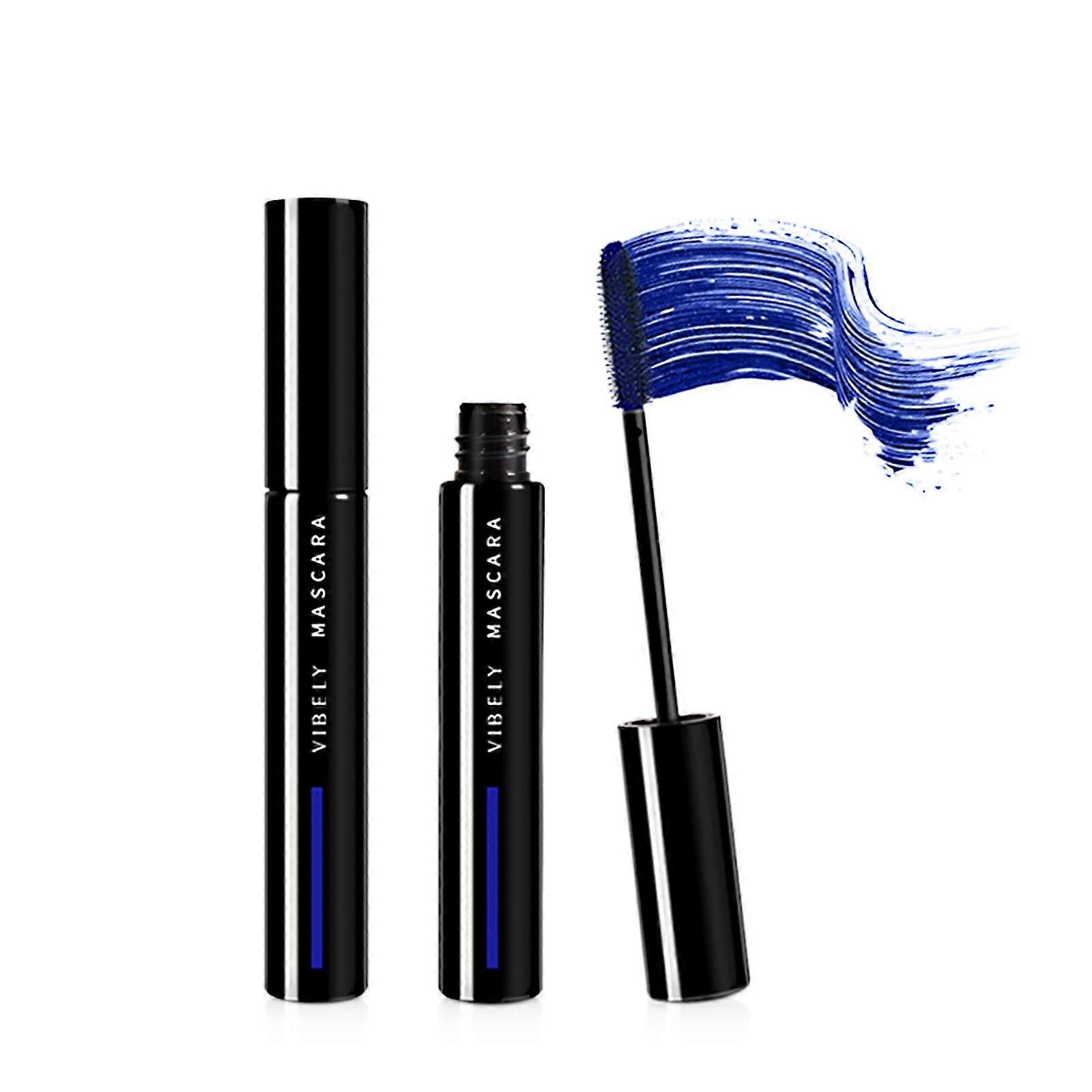 Colored Waterproof Mascara Raspberry Red Lake Blue Instant Volume Curl SmudgeProof LongLasting