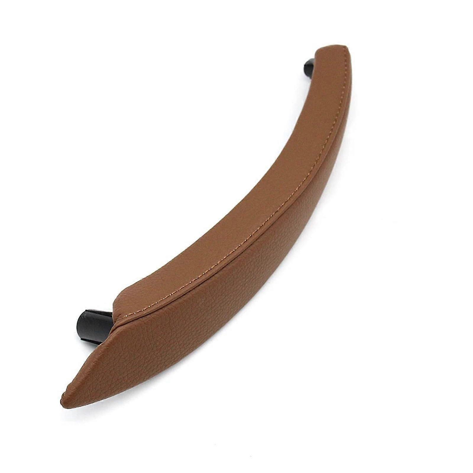 Leather Interior Door Handle Cover Trim Left Sattel Brown Replacement for BMW X5 X6 E70 E71 E72