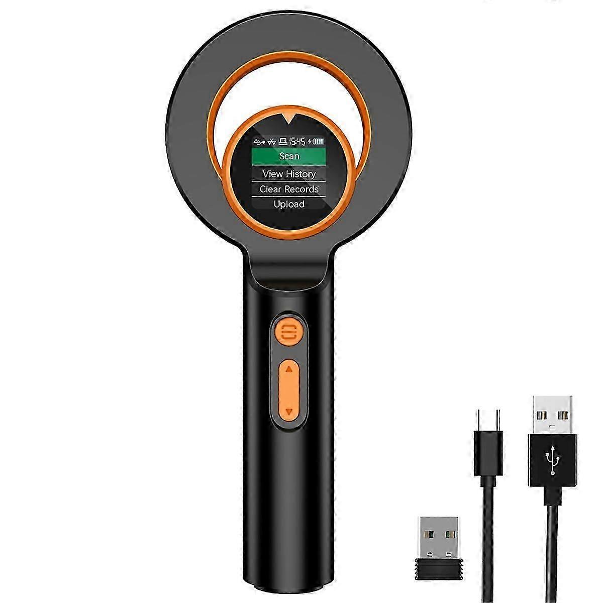 Bluetooth Pet Micro-Chip Reader,3-In-1(2.4GHz Wireless+Bluetooth+USB) Animal Universal Microchip-Tag