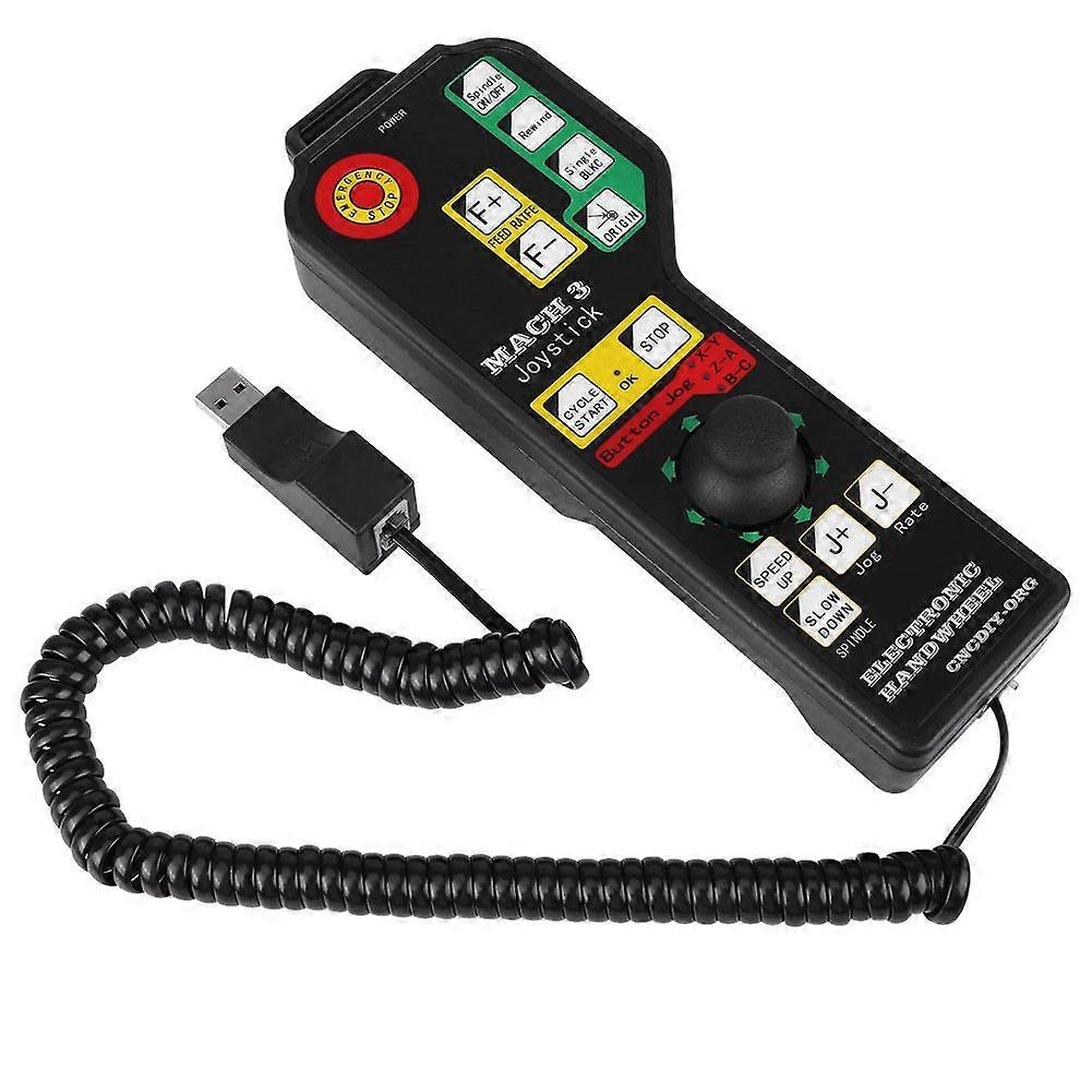 CNC Engraving Machine Manual Controller, USB Connector, 6 Axis Control for Mach3