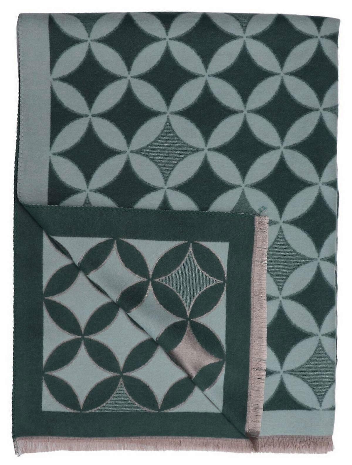 Zelly Geometric Scarf - Green