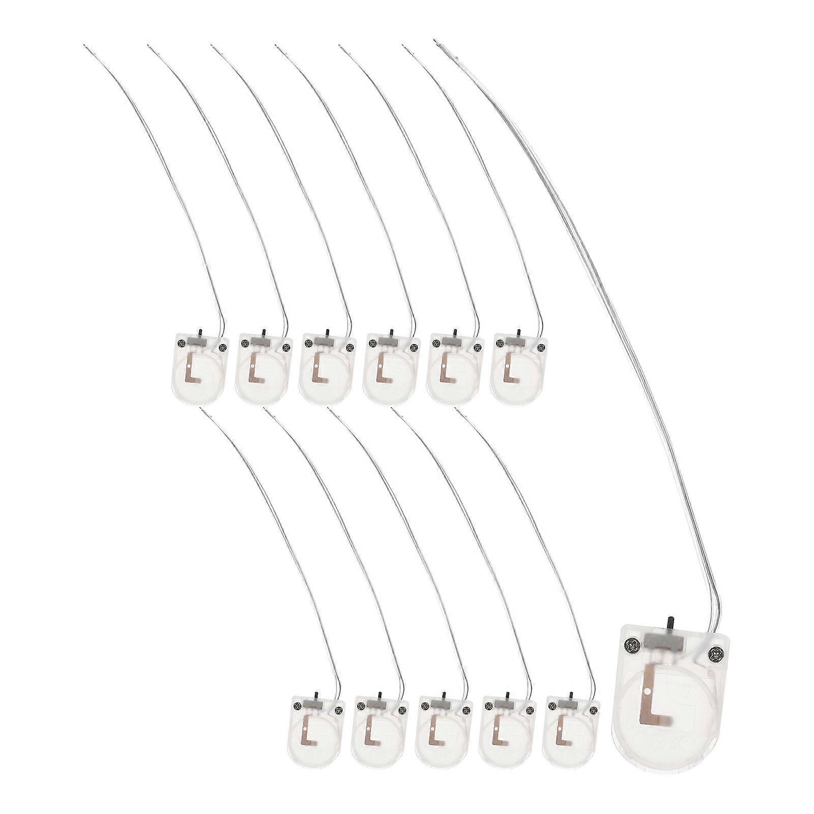 12pcs Button Battery Holder Electric Battery Case Button Battery Case Small Battery Case