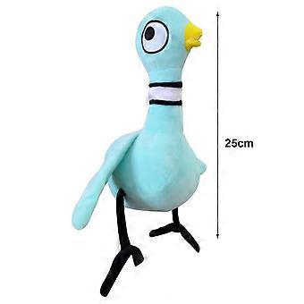 Pombo de Pelúcia Macio e Totalmente Recheado, Elástico, Desenho Animado, Olhos Grandes e Firme