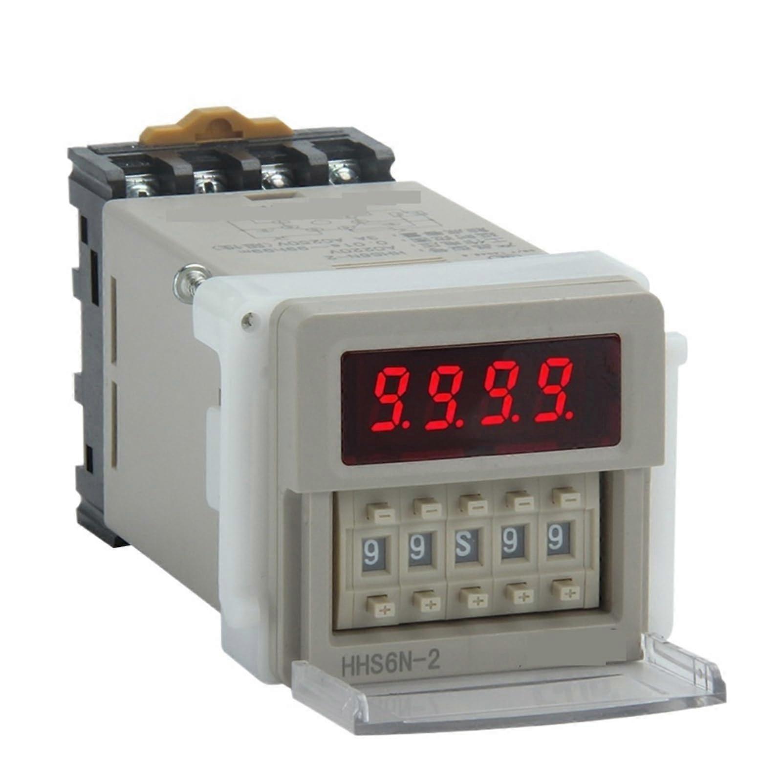 Digital Time Relay HHS6N2DC24V with Adjustable PowerOn Delay and Power Failure Memory