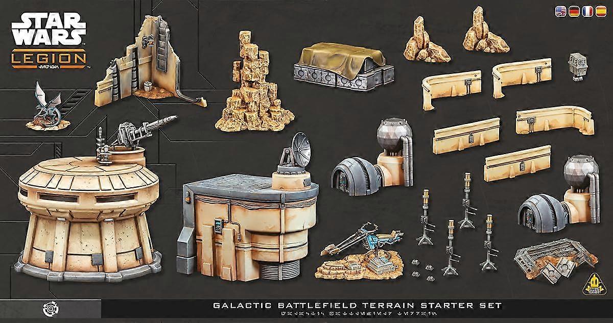 Star Wars Legion Galactic Battlefield Terrain Starter Set Board Game