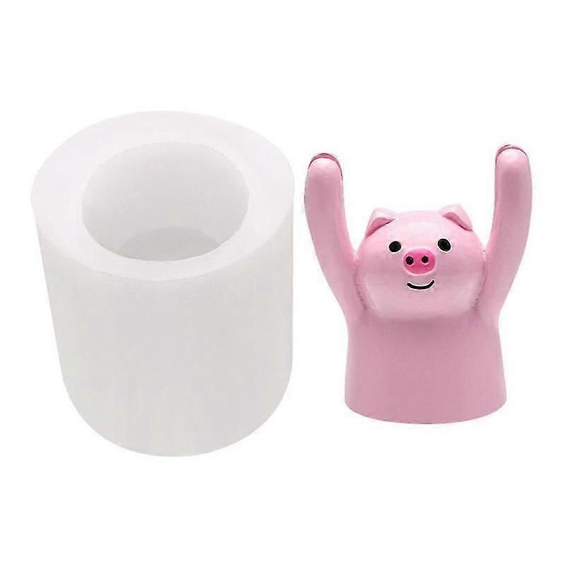 epoxy resin DIY pig shaped silicone mold