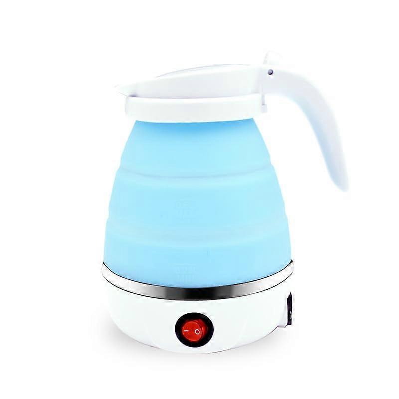 Foldable Electric Kettle 600ml Silicone Travel Teapot with Adjustable Temperature for Camping