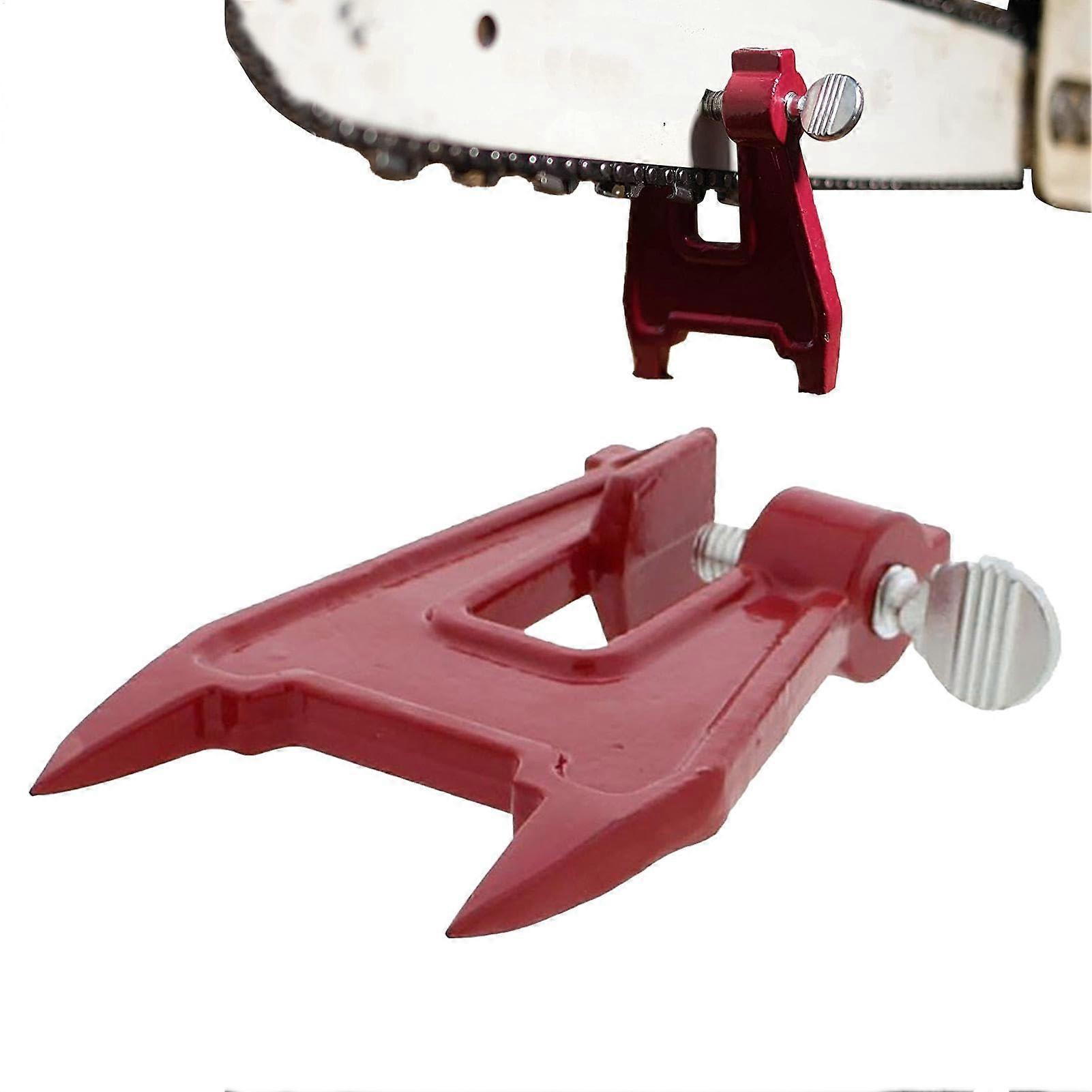 Chainsaw Stump Vise with Stable Chain Clamping and Precision Angle Adjustment for Sharpening
