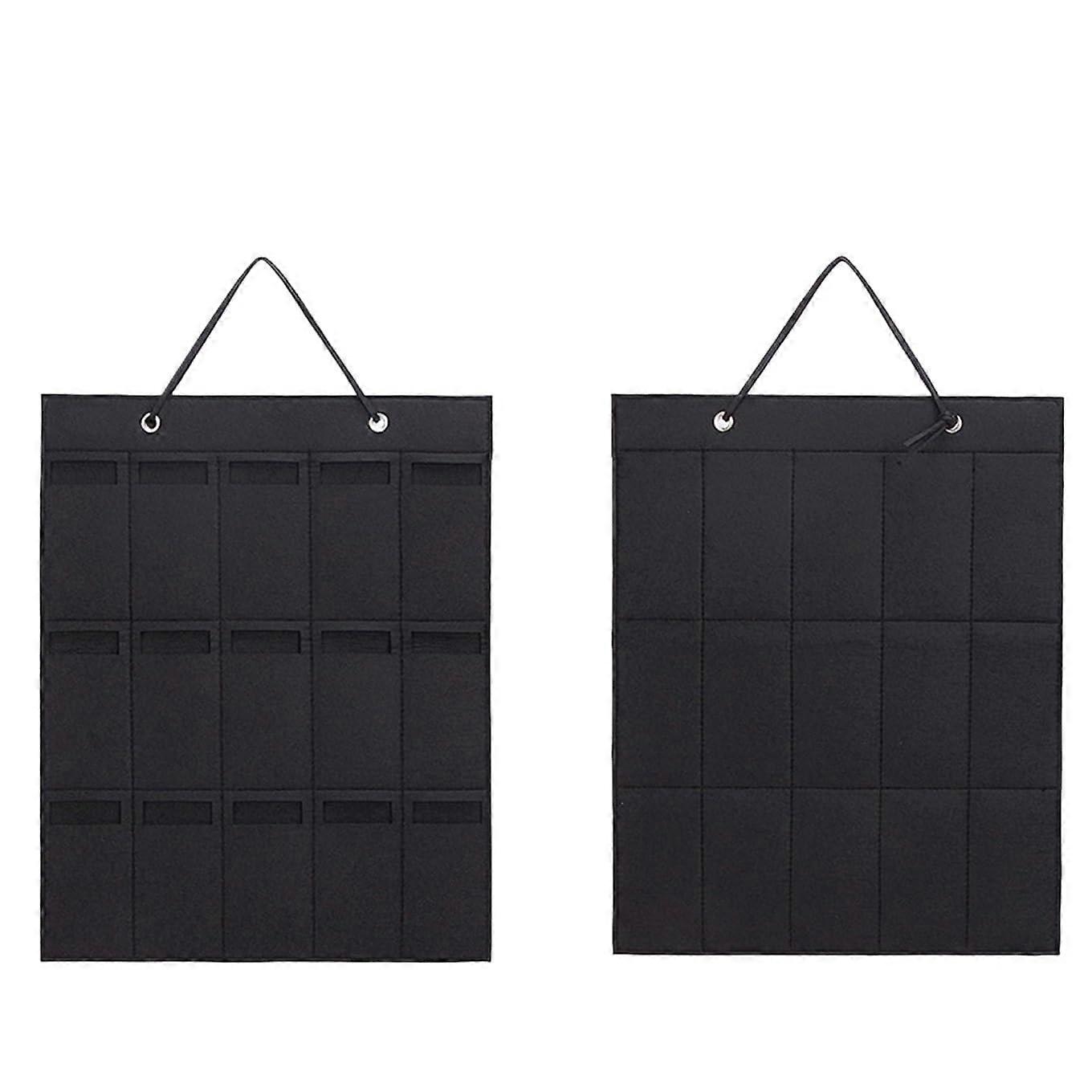 Wall Mounted Sunglasses Organizer, 15Slot Felt Eyeglass Storage Rack for Quick Access Display