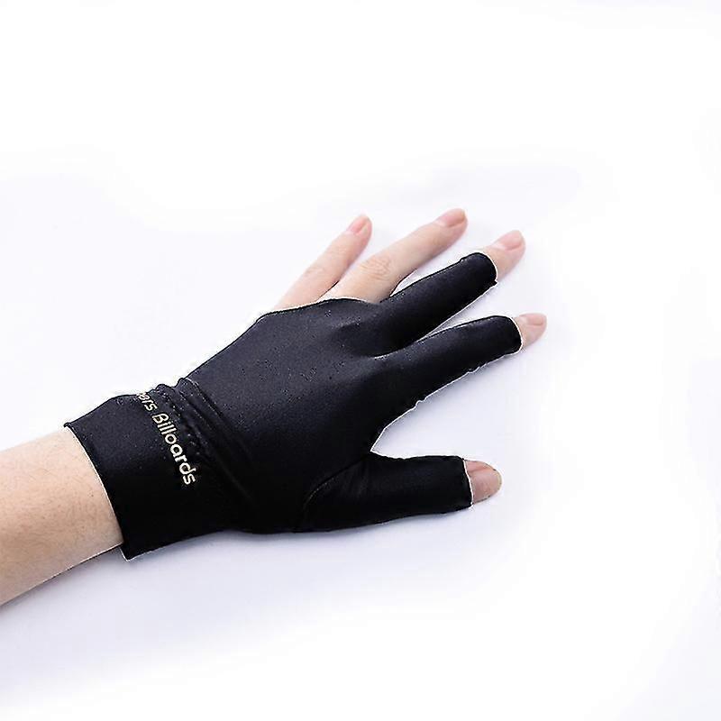 Spandex Snooker Billiard Cue Glove Pool Left Hand Open Three Finger Accessory