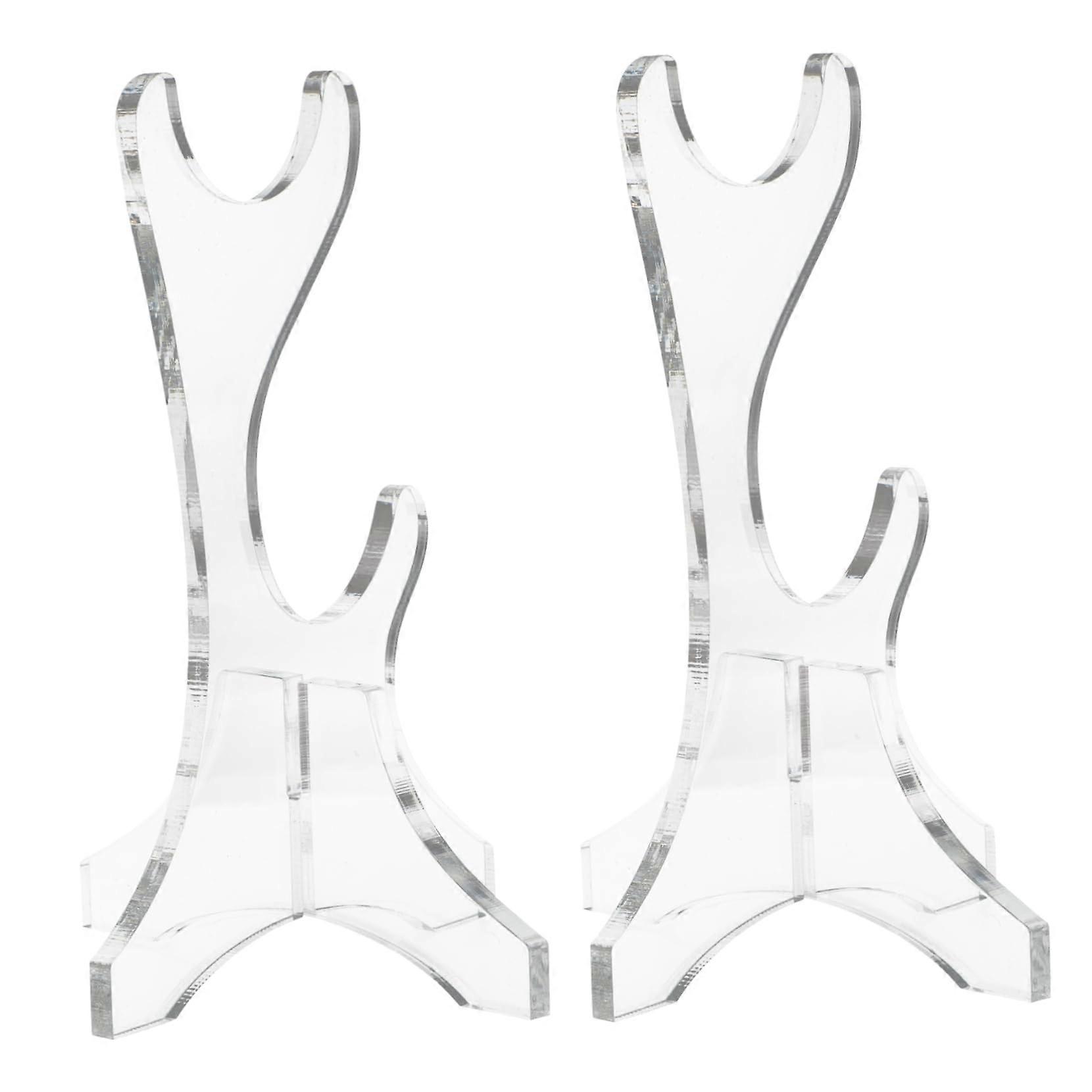 Flute Stand Clear Acrylic Vertical Display Rack for Multiple Flutes SpaceSaving Home Practice