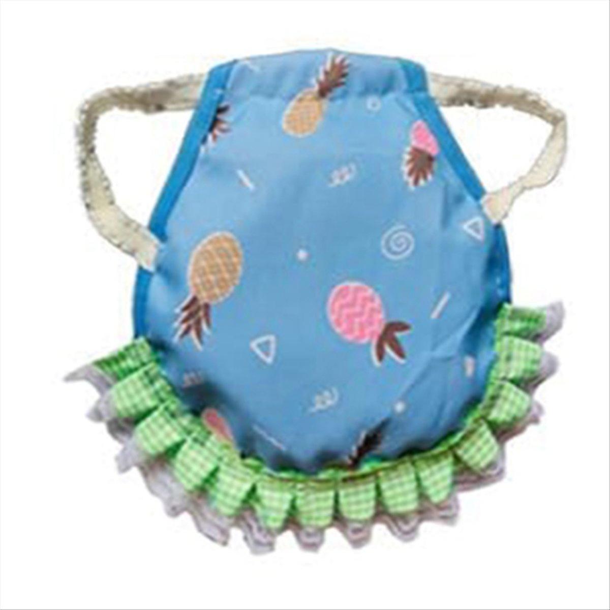 Hen Saddle Apron Protection Fixer Back Protector Blue