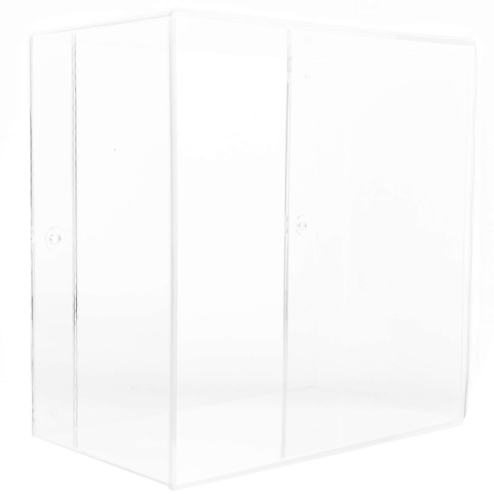 Floating Storage Rack Acrylic Shelf for Storage Use 3Pcs Wall Mounted Holder