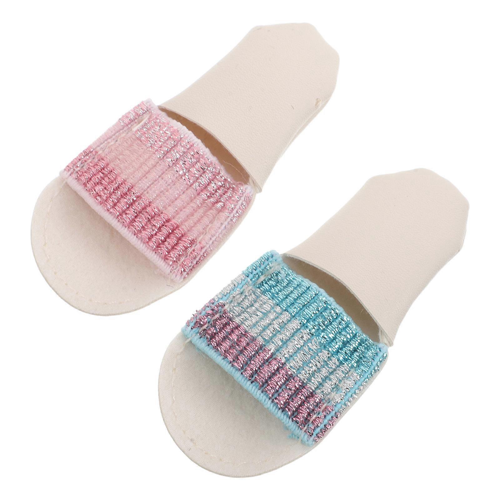 Thimble Finger Guards PU Fake for Needle Protection 2Pcs