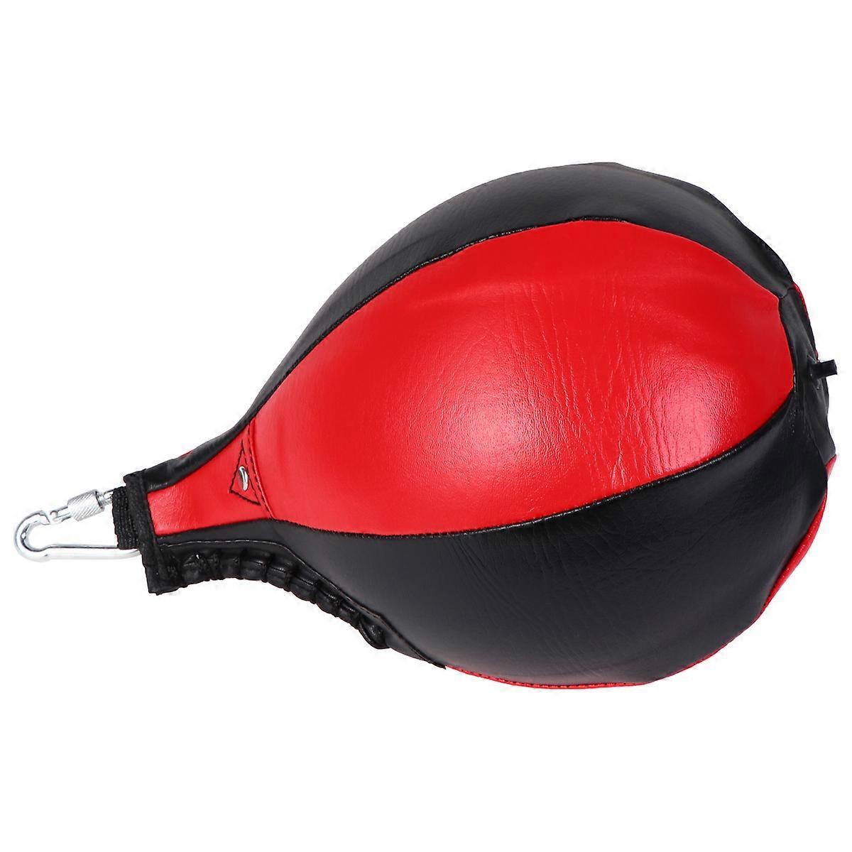 Boxing Bag Pear Shape for Workout Use 1Pcs Training Ball Black and Red