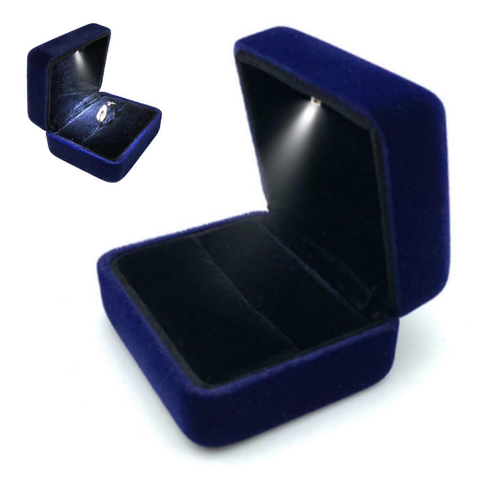 Velvet LED Ring Box for Proposals