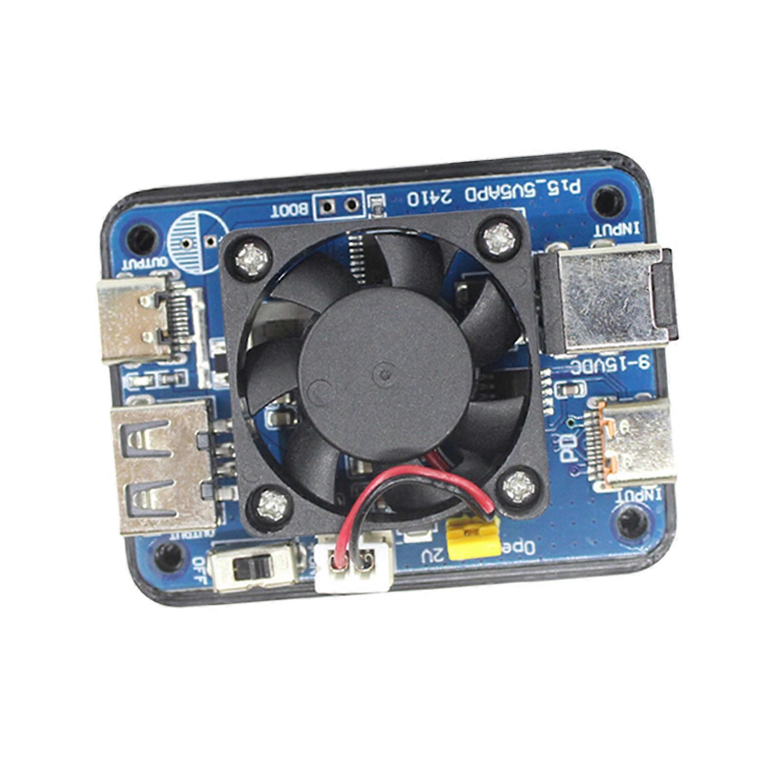 5V 5A Çift PD Güç Modülü Şarj Modülü 9-24V - 5V Geliştirme Kartı İçin Standart USB Bağlantılı Aksesuarlar Çok Renkli