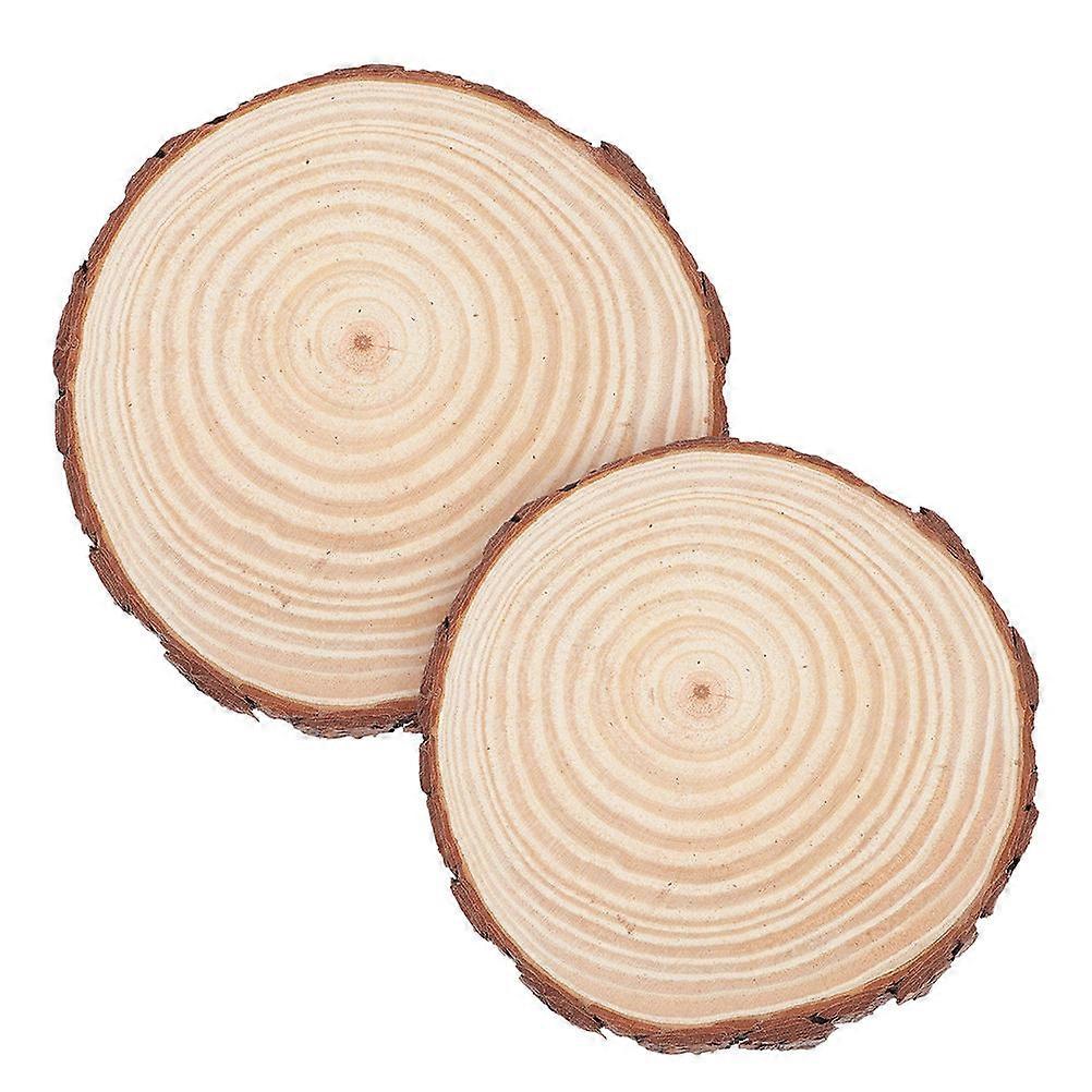 Beige Garten-Holzpflastersteine, 2 Stück