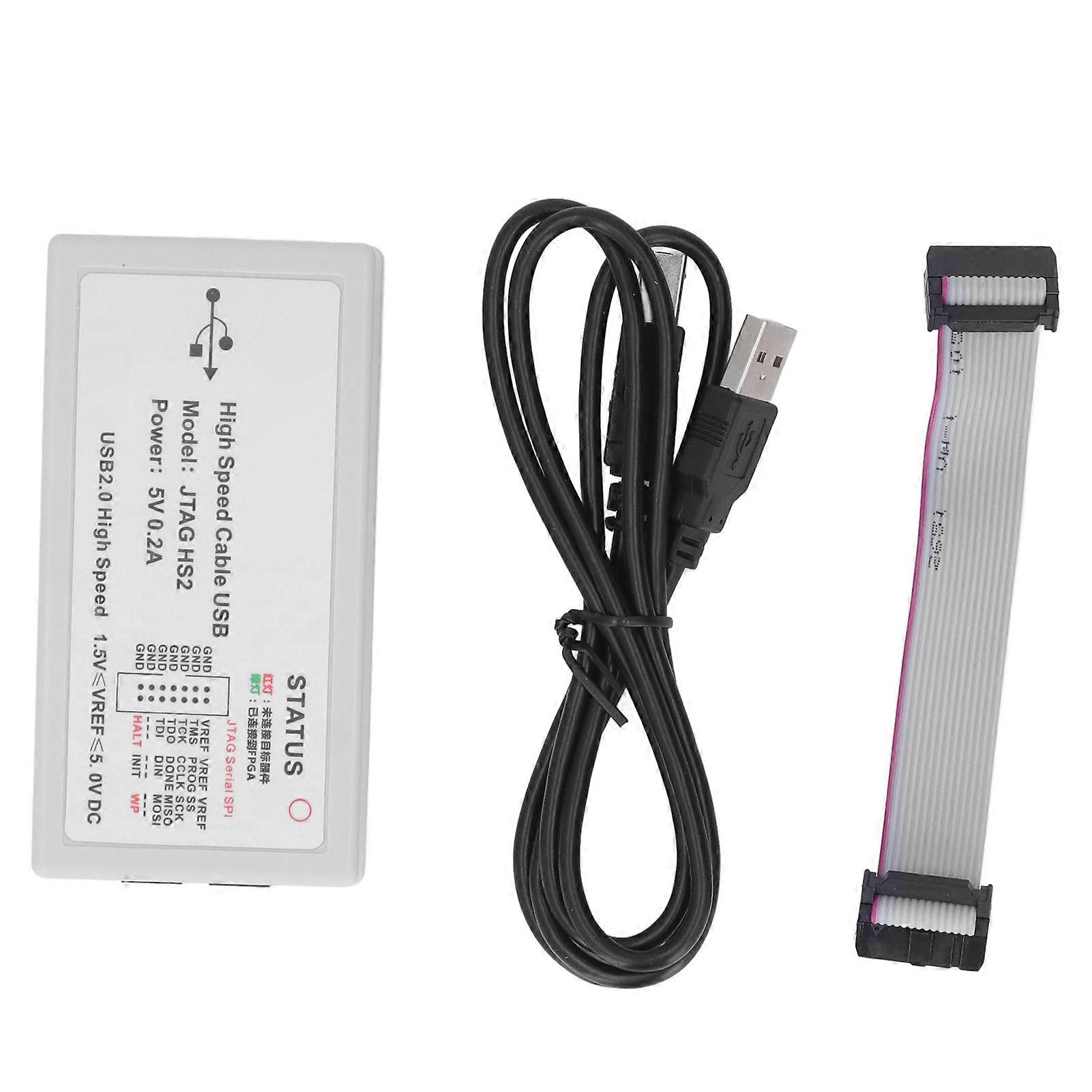 Emulator Download Debugger ABS Housing Debugging Tool Compatible with 1.8V 2.5V 3.3V Devices