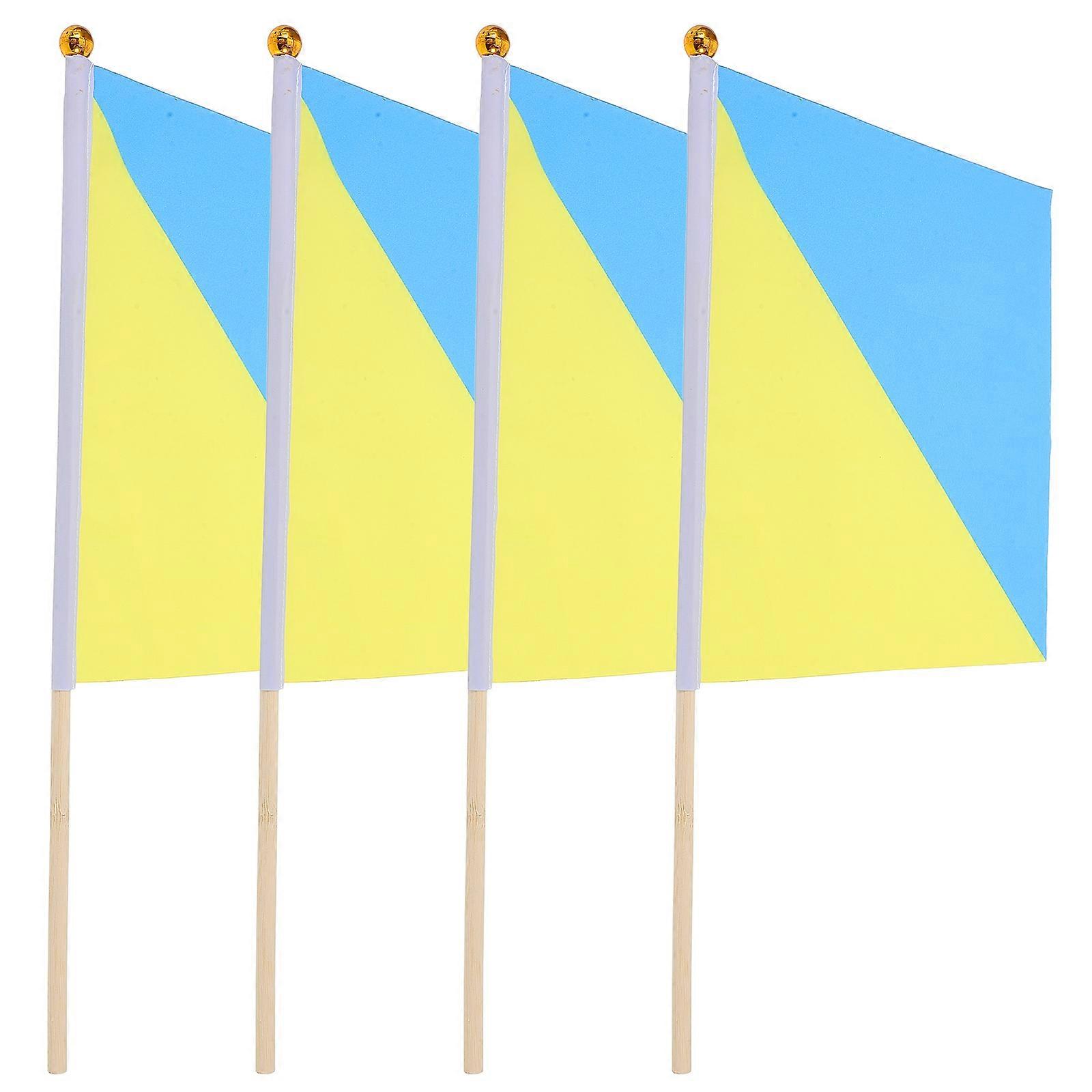 Signal Flag Referee Commanding Flags for Race Use 12Pcs Assorted Color