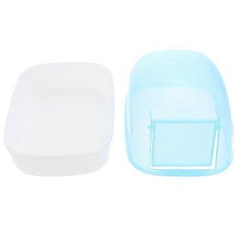 Haushalts-Hamsterbehälter aus Kunststoff, Badewanne zum Baden, 2 Stück, robust, blau