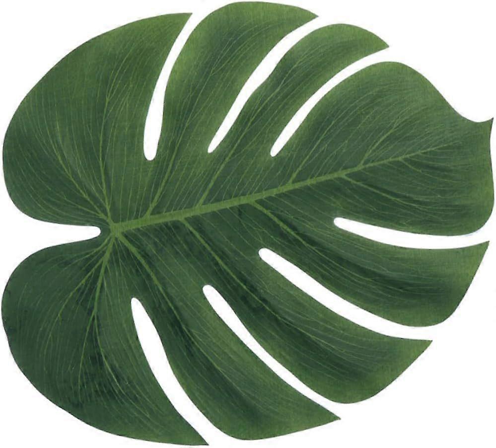 30pcs Artificial Monstera Leaves Simulation Turtle Leaves 8
