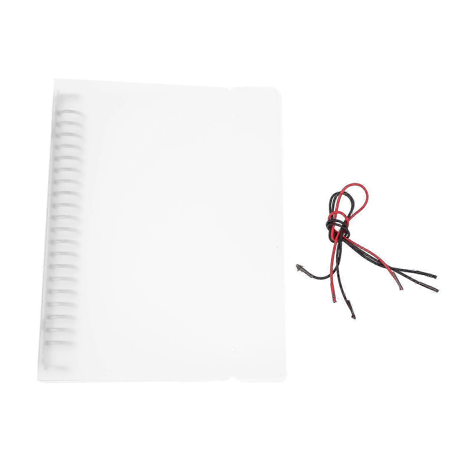 Transparent Refillable Notebook Cover for Protecting Use Planner Binder
