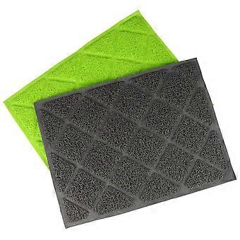 Dog Mat PVC Pet Feeding Placemat for 2Pcs Puppy Cat Dish Bowl Use