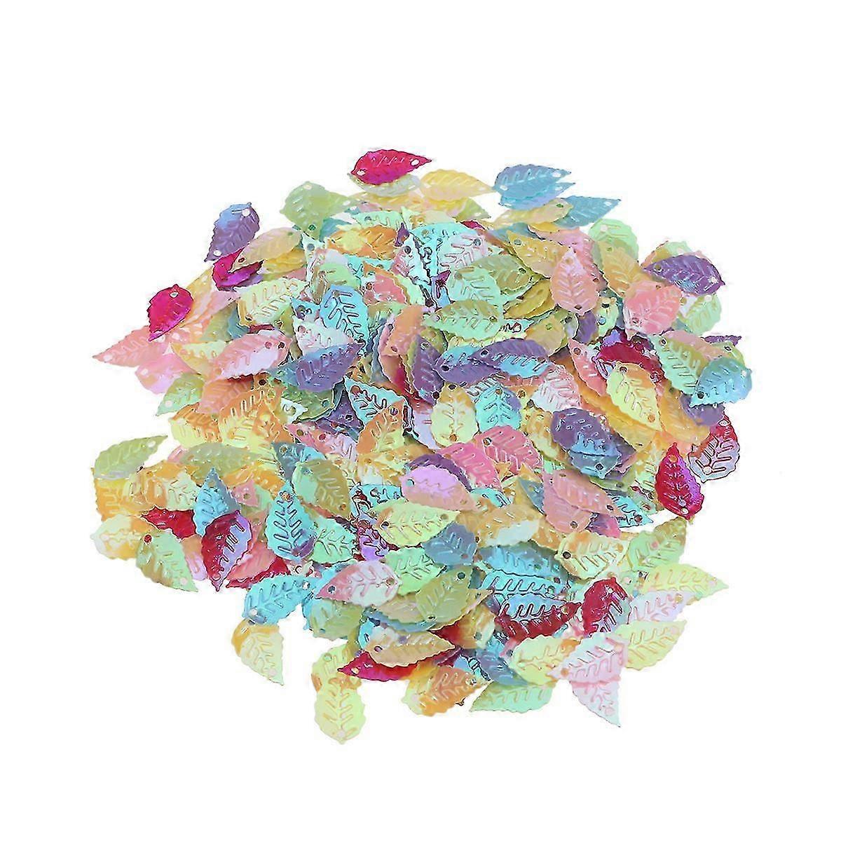 Assorted Leaf Sticky Material Sequins for Craft Projects