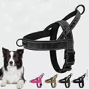 Tactical No Pull Dog Harness Vest Adjustable Pet Training for Large Dogs UK