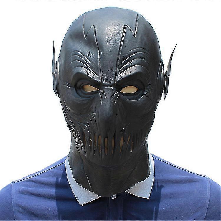Schwarze Flash Latex Maske