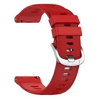 22mm 20mm Silicone Soft Strap For Samsung Galaxy Watch 4 5 6 7 40/44mm Replace Band For Garmin Forerunner 265 165 Sport Bracelet
