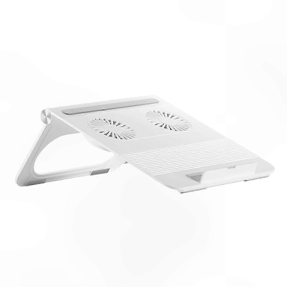 Dual-Fan Cooling Pad compatible withLaptops with Adjustable Stand