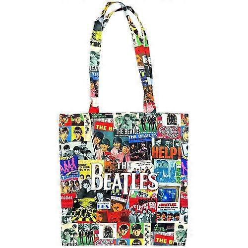 Baumwolltasche mit Beatles-Singlecovern