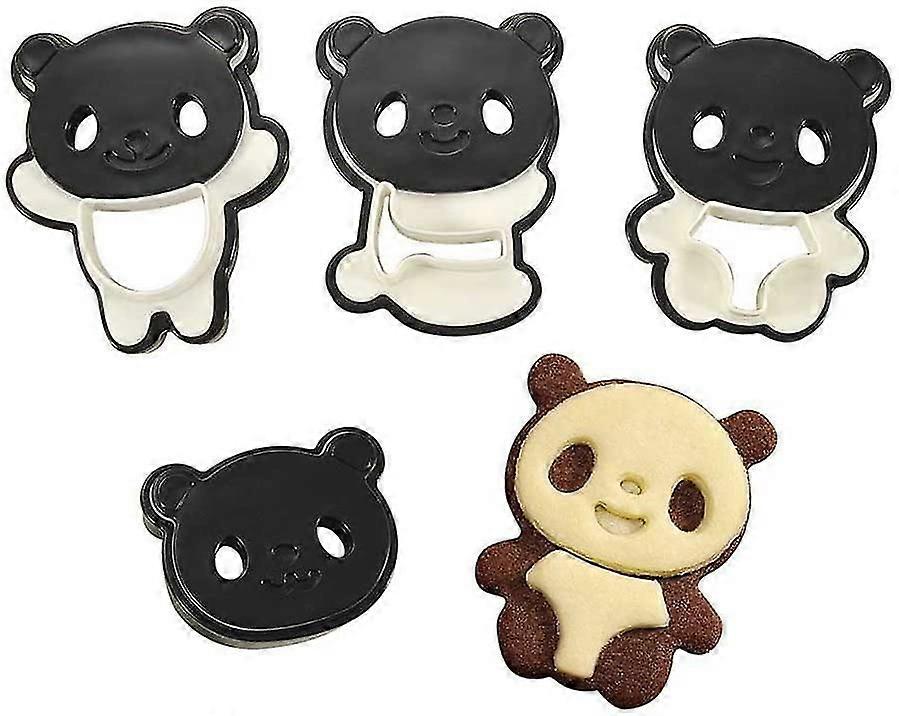 Panda Shaped Cookie Cutters - For Baking, Baking, Decoration