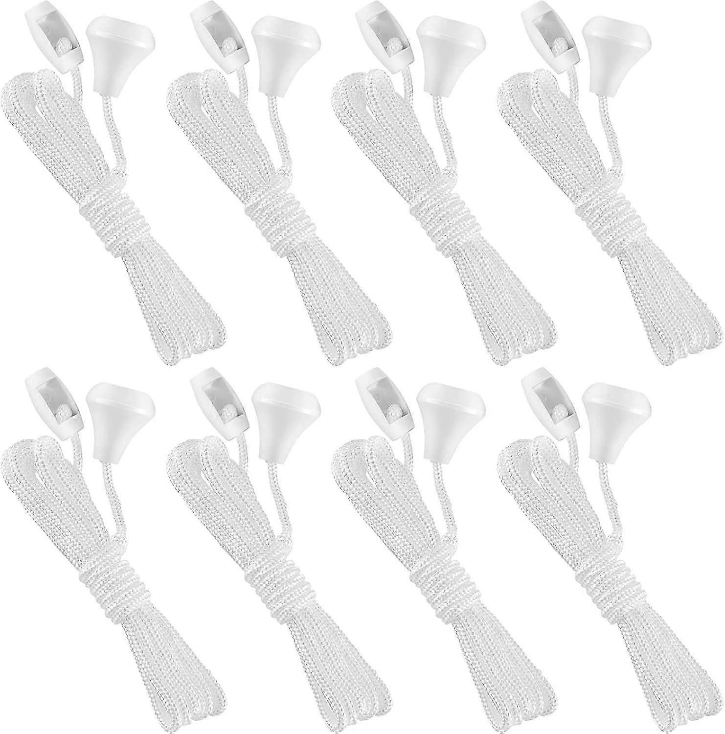 Pull Cord For Ceiling Switch Bathroom Light Pull Cord Spare Ceiling Light Switch Nylon Pull Cord Light Pull Cord For Light Switchwhite (8 Pieces)