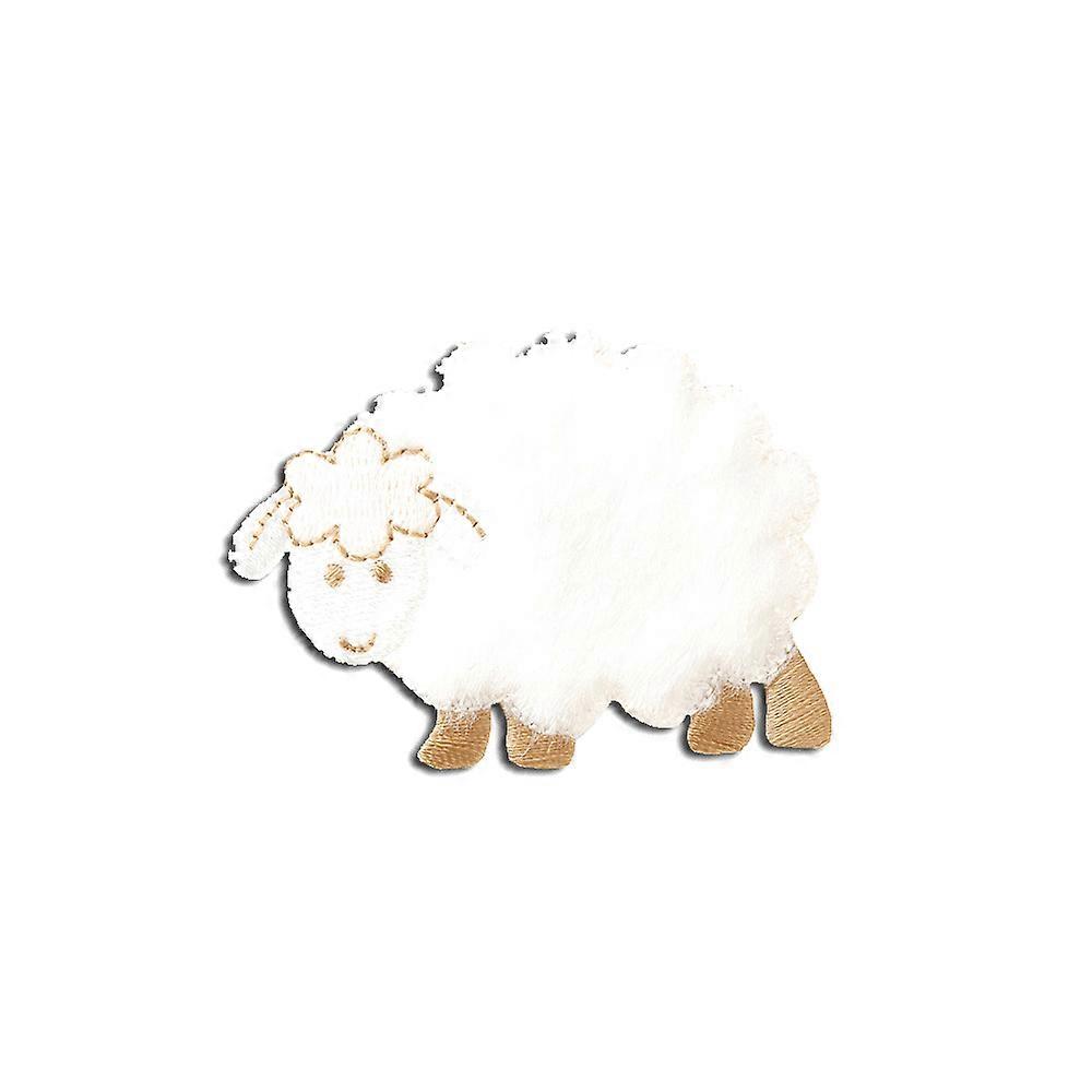 Patch - Sheep - white - 4,7x6,5cm - Iron-on patches