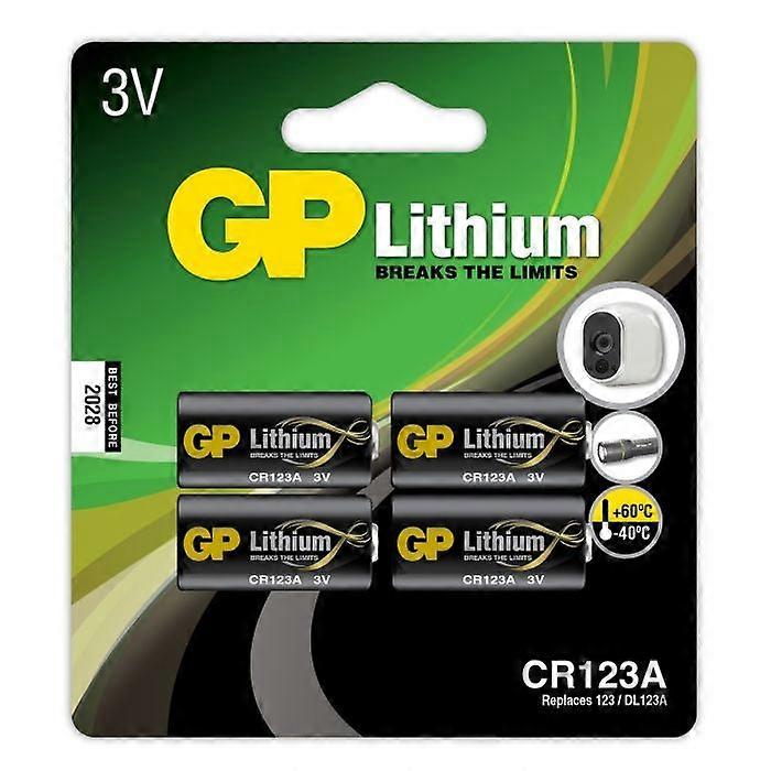 CR123A 3V 4-pack GP
