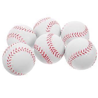 6pcs Pu Schaum Baseballs für Kinder Indoor Training Set für Anfänger Baseball Ball Übung Basebälle Training Baseball Sport Training Bälle