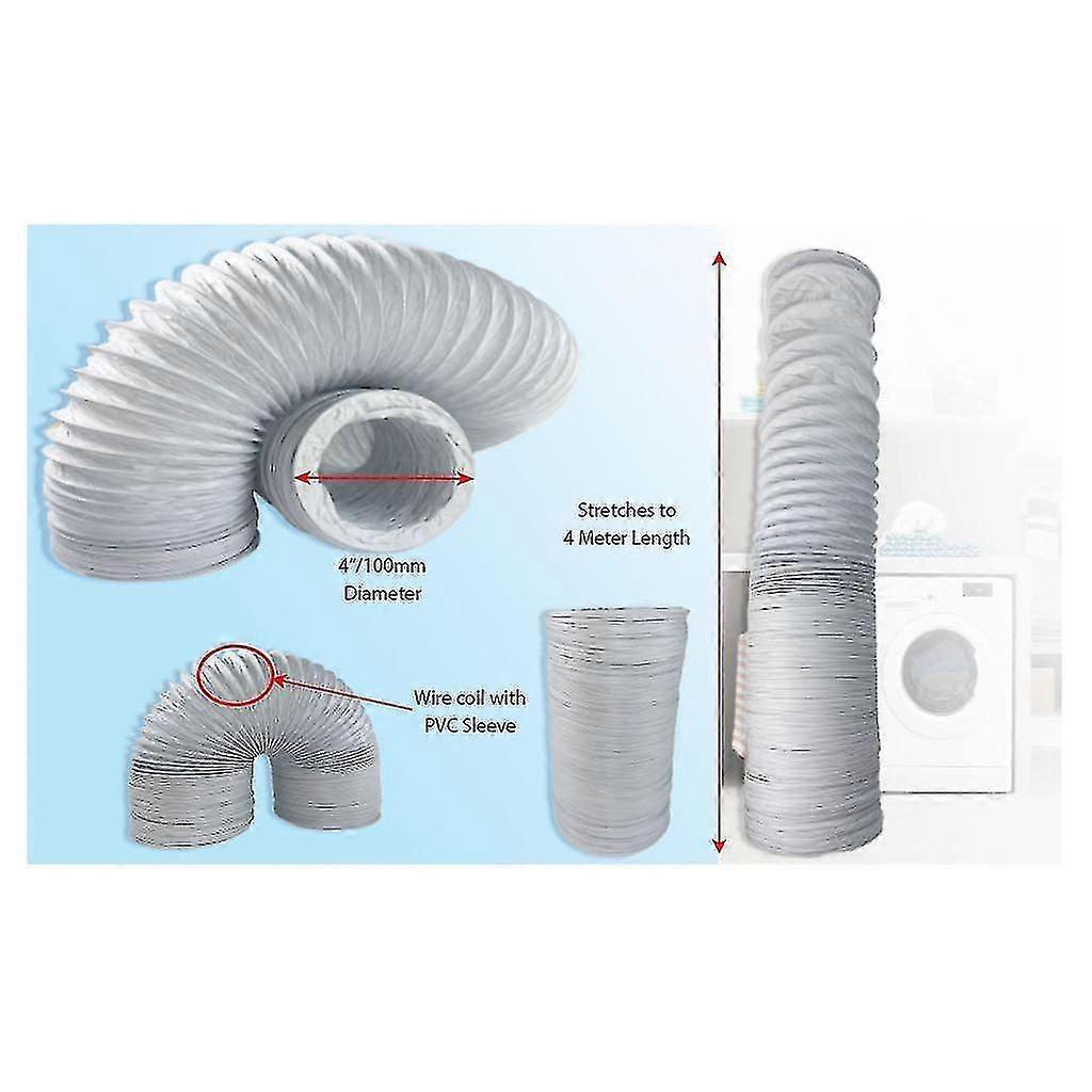 Bendix Universal Extra Strong Tumble Dryer Vent Hose 4 Metre