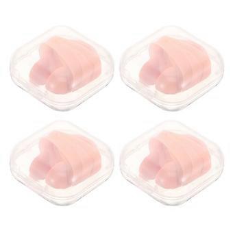 4pcs Silikon-Schwimmnasenclip mit Riemennasenschutz Schwimmzubehör für Kinder und Erwachsene