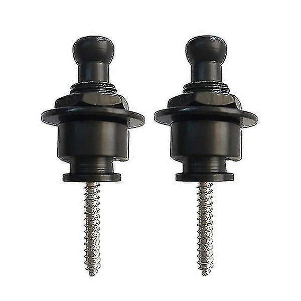 2pcs Portable Guitar Strap Lock Buckles